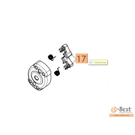 Indító fül BC 240, 280, 300, 320, HC 265 XP, HC 280 XP, PPX 270 - 58070219