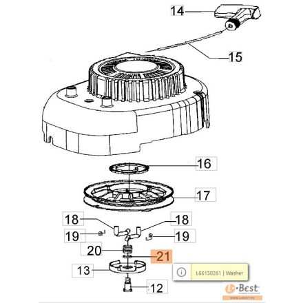 Alátét indító nyelv alatt K 500, K 600, K 650, K 800